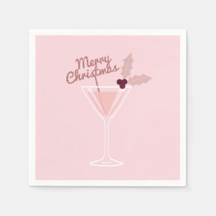 Pink Martini Weihnachten Serviette