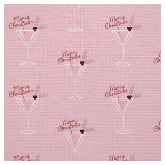 Pink Martini Weihnachten Stoff (Muster)