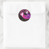 Pink Masquerade Halloween-Party Stickers (Tasche)