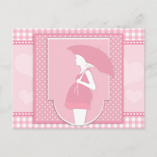 pink maternity postkarte (Vorderseite)