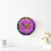 Pink Matsumoto Blume Uhr (Zuhause)