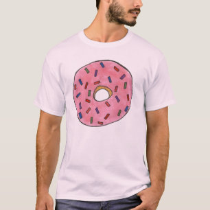 Pink Mattiert Donut Doughnut Sprinkles Teemond Shi T-Shirt