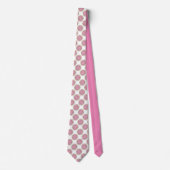 Pink Mattierte Cookie Cookies Sprinkles Krawatte (Vorderseite)
