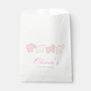 Pink Mattierte Sprinkle Tierkost Geburtstagsgast Geschenktütchen