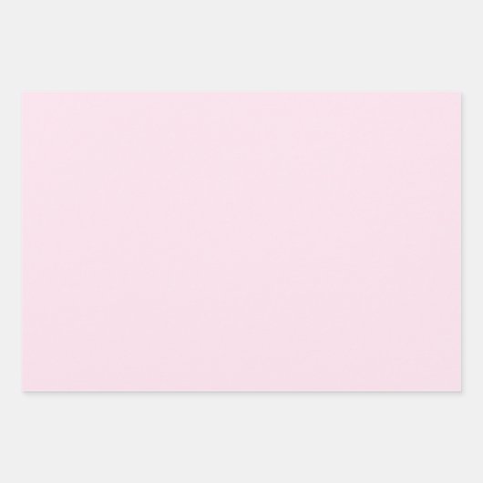 Pink Mattierte Sprinkle Tierkost Geschenkpapier Set (Vorderseite 2)