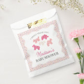 Pink Mattierte Tierkochen Kinderdusche Geschenktütchen (Versiegelt)