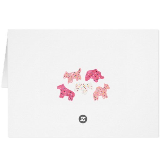 Pink Mattierte Tierkochen Vielen Dank, dass Sie ei (Rückseite Horizontal)