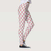 Pink Mattierte Zuckerrüben Cookies Cookie Print Le Leggings (Rechts)