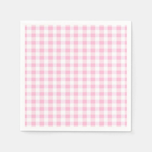 Pink Mattierter Sprinkle Tierkeks Party Serviette (Vorderseite)