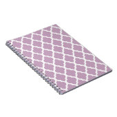 Pink Mauve Mist marokkanischer Tile Trellis Notizblock (Rechte Seite)