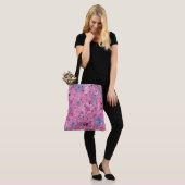 Pink Maximalist Abstract Art  Tasche (Am Model)