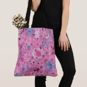Pink Maximalist Abstract Art  Tasche (Von Nahem)