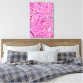 Pink Maximalist Abstract: Raspberry Sundae Leinwanddruck (Insitu (Schlafzimmer))