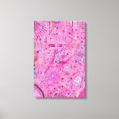 Pink Maximalist Abstract: Raspberry Sundae Leinwanddruck (Vorderseite)