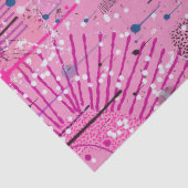 Pink Maximalist Abstract: Raspberry Sundae Seidenpapier (Detail)