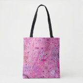 Pink Maximalist Abstract: Raspberry Sundae Tasche (Vorderseite)