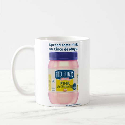 Pink Mayonnaise Kaffeetasse (Links)