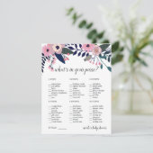 Pink Meadow Baby oder Brautparty Purgame (Stehend Vorderseite)