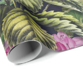 Pink Meadow Floral Geschenkpapier (Rolleneckpunkt)