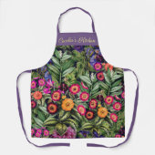 Pink Meadow Floral Schürze (Vorderseite)