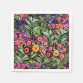 Pink Meadow Floral Serviette (Vorderseite)