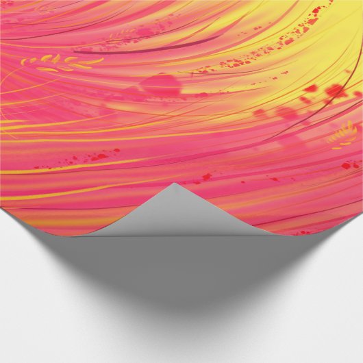 Pink Meadow Geschenkpapier (Ecke)