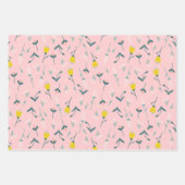 Pink Meadow Geschenkpapier Set (Vorderseite 2)