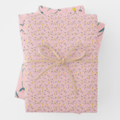 Pink Meadow Geschenkpapier Set (Beispiel)