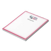 Pink Meadow | PERSONALISIERT Notizblock (Rotiert)