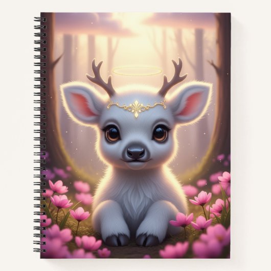 Pink Meadow Serenity-Notebook Notizblock (Vorderseite)