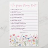 Pink Meadow Wildblumen, die Mommy Best Game kennen (Vorderseite)