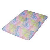 Pink Meadows Bath Mat Badematte (Schrägansicht)
