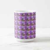 Pink Meerkat Logo Muster, Kaffeetasse (Mittel)