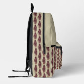 Pink Mehndi Hand Tattoo Art Design Personalisiert Bedruckter Rucksack (Links)