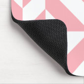 Pink Melon Geometric Deko Cube Pattern Mousepad (Ecke)