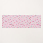 Pink Memphis Pattern Yoga Mat Yogamatte (Vorderseite (Horizontal))