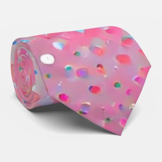 Pink Men-Krawatte Krawatte (Gerollt)