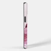 Pink Merlot Peonies Buds Personalisiert Case-Mate iPhone Hülle (Rückseite / Rechts)