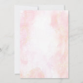 Pink Mermaid 2nd Birthday Two the Sea Party  Einladung (Rückseite)