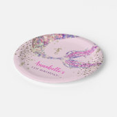 Pink Mermaid Birthday Paper Teller (Schrägansicht)