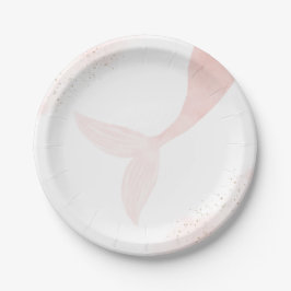 Pink Mermaid Girl Birthday Party Pappteller