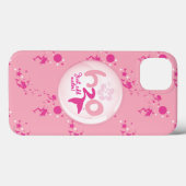 Pink Mermaid Pattern Case-Mate iPhone Hülle (Rückseite (Horizontal))