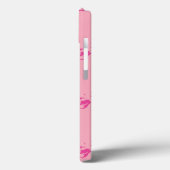 Pink Mermaid Pattern Case-Mate iPhone Hülle (Rückseite / Links)