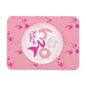Pink Mermaid Pattern Magnet (Horizontal)