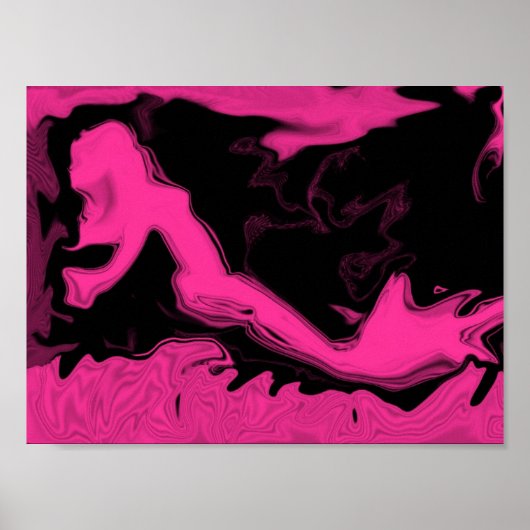 Pink Mermaid Poster (Vorne)