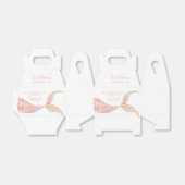 Pink Mermaid Schwanz Theme Birthday Favor Box Geschenkschachtel (Ungefaltet)