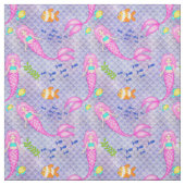 Pink Mermaids Stoff (Muster)