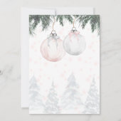 Pink Merry Little Baby Dusche Einladung (Rückseite)