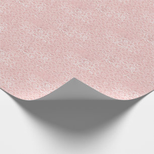 Pink Metallic Lace Vintag rustikal Geschenkpapier