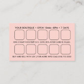 Pink Metallic QR Code Prämie Visitenkarte (Rückseite)